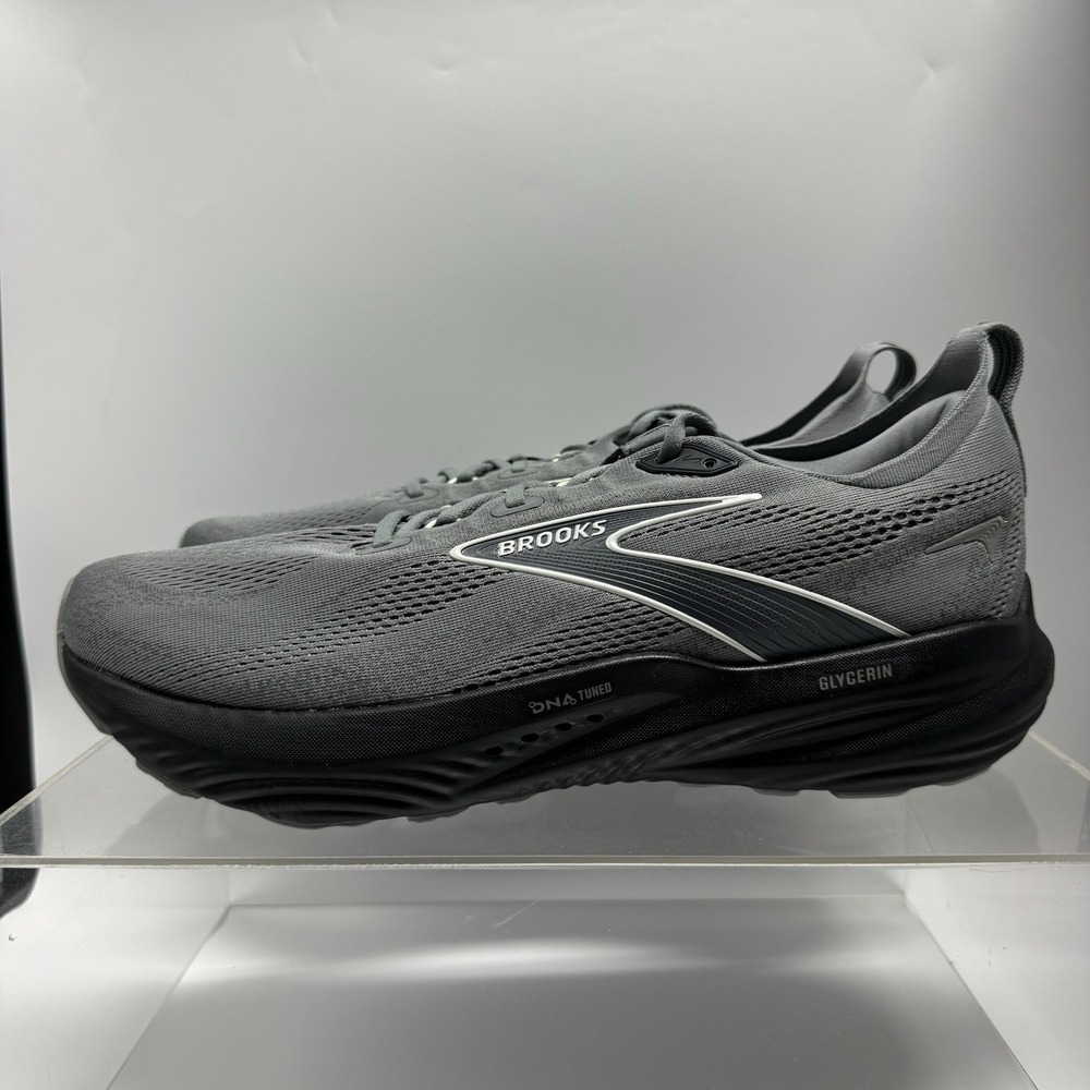 Brand New Brooks Glycerin 22 Grey Black 1104451D078 Men's Size 8.5